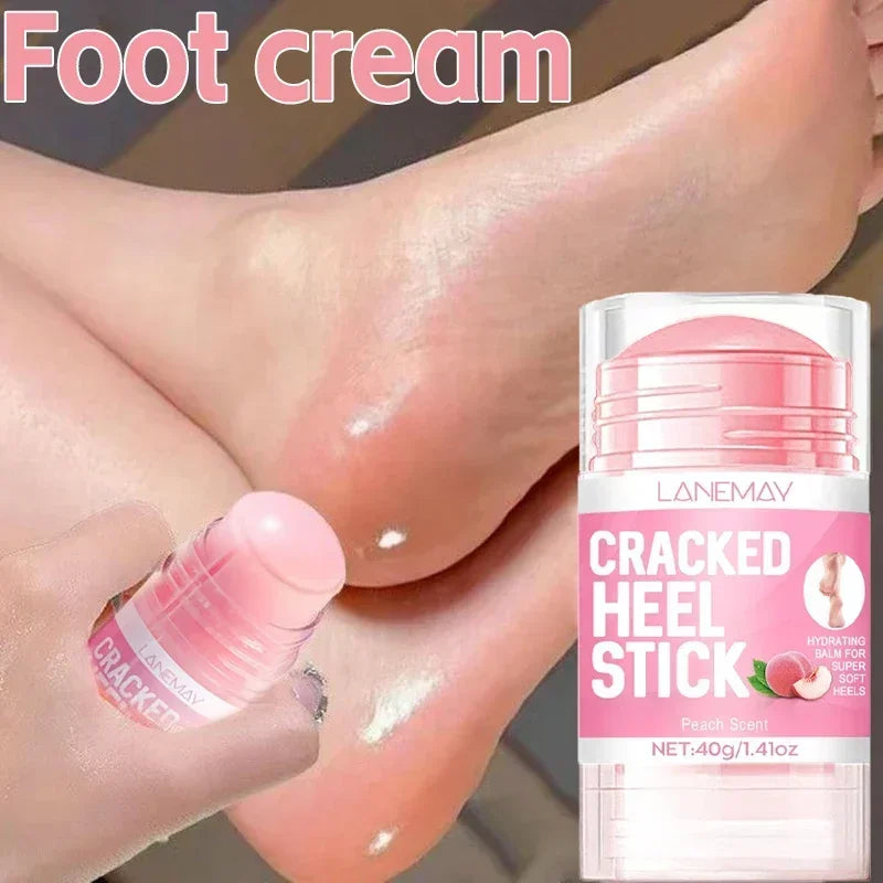 Crème Hydratante en Profondeur pour les Pieds Secs et Craquelés, Talon, Doux, Adoucissant la Peau, Fruité, Soins des Mains et des Pieds, Outils en Bâton, 40g