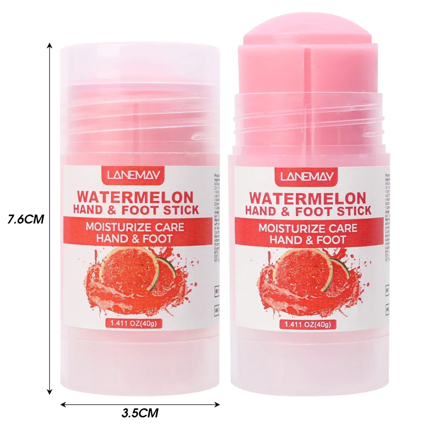 Crème Hydratante en Profondeur pour les Pieds Secs et Craquelés, Talon, Doux, Adoucissant la Peau, Fruité, Soins des Mains et des Pieds, Outils en Bâton, 40g