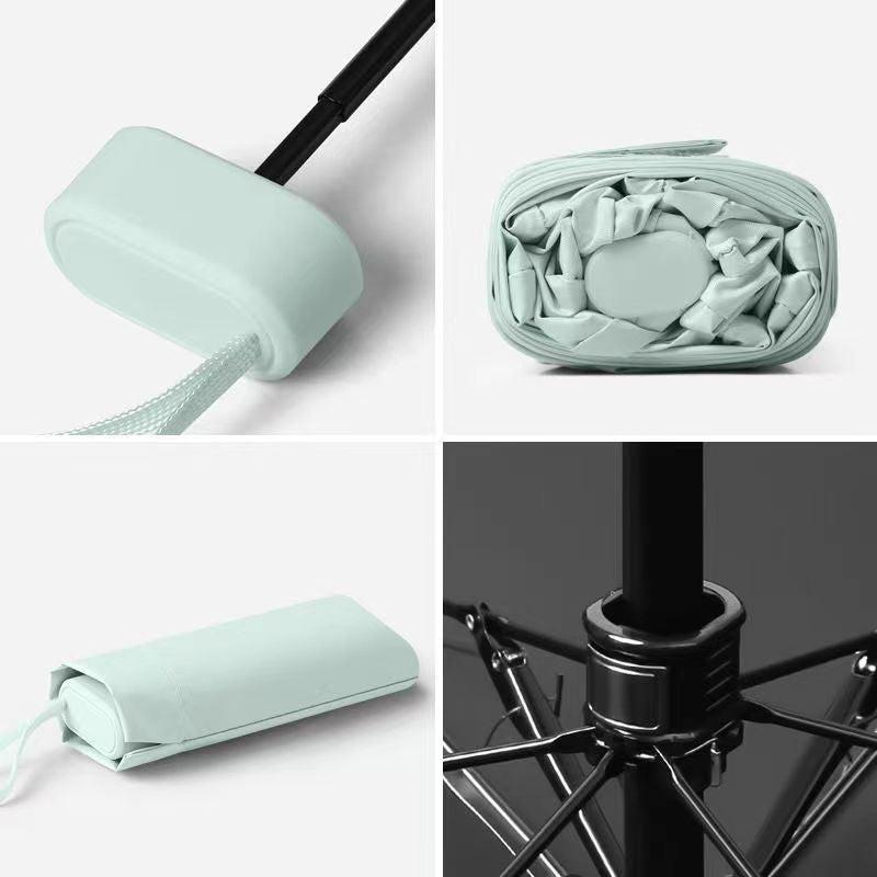 Popular Multi-Color Foldable Mini Pocket Umbrella, High-Quality Travel Umbrella, Lightweight Portable Umbrella for Christmas, Valentine's Day, Mother's Day, Women's Day, Ramadan, and Birthday Gifts